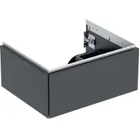 Geberit Waschtischunterschrank One 59,2x50,4x47cm, matt-sw, 1 Schubladen