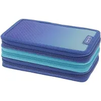 Herlitz TriCase Dip Dye, 31 Stück(e), Blau, Türkis, Polyester, Einfarbig, 190 mm, 115 mm