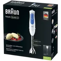 Braun MQ 3005 Cream Stabmixer 700W weiß-blau