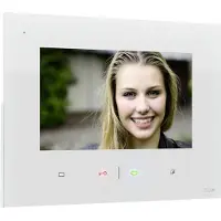 M-E Modern-Electronics modern-electronics VDV-807 Video-Türsprechanlage Kabelgebunden Inneneinheit Weiß (41268)