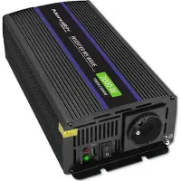 Qoltec Przetwornica napięcia Monolith 2000 MS Wave | 12V na 230V | 1000/2000W | USB