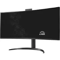 LG 34CR651I-6P, 86,4 cm (34"), Wide Quad HD, Intel Pentium Silver, 8 GB, 16 GB, Schwarz