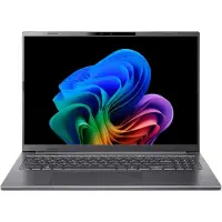 Acer Aspire 16 AI OLED Laptop/Ultrabook, A16-61M, 16 Zoll OLED Display 2048x1280 120 Hz, AMD Ryzen 7 350, 16 GB RAM, 1 TB SSD, Radeon Graphics, Windows 11 Home, Grau