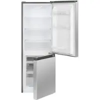 Bomann Kühlschrank mit Gefrierfach | | 143cm | Kühl Gefrierkombination leise | Türanschlag wechselbar | 175L | KG 320.2 inox
