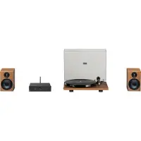 Pro-Ject Stereo Set E Phono - Nussbaum / schwarz