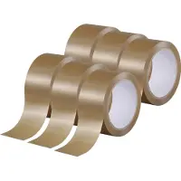Toolcraft TO-10187040 Packband Braun (L x B) 66 m x 50 mm 6 St.