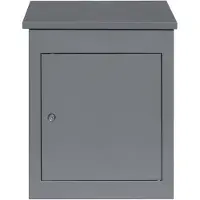 MonsterShop Anti-Diebstahl Paketkasten - Grau