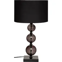 Atmosphera Tischleuchte ALMA, H. 52 cm, schwarz