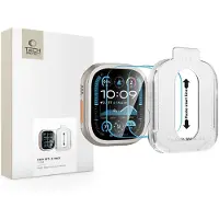 TechProtection Easy Set+ Panzerglas 2er-Pack für Apple Watch Ultra 1/2 49 mm – Klar
