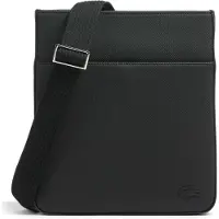 Lacoste Umhängetasche Men's Classic Flat Crossover Bag Noir schwarz