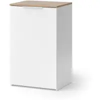 Vicco Kommode Wido Weiß 50 x 80 cm mit Regal, Model 57442