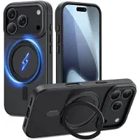 Tech-Protect MagRing MagSafe Hülle für iPhone 17 Pro - Mattschwarz