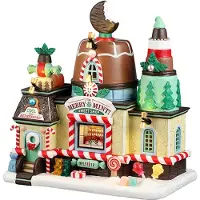 Lemax The Merry Mint! Süßwarenladen 18 x 26 x 27 cm Weihnachtsdorf