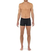 Hom Boxershorts "Tencel soft", Herren, Gr. M, schwarz, Obermaterial: 97% Lyocell, 3% Elasthan, körpernah, Unterhosen Boxershorts, weich, bequem, horizontaler Eingriff
