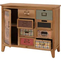 Mendler Apothekerkommode MCW-O63, Schrank Schubladen Etikettenhalter Vintage Shabby Muster, Holz 80x91x40cm Korpus Natur