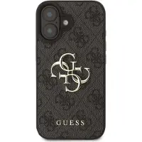 GUESS Apple iPhone 16 Hülle - Kunststoff - - Backcover/Hard Case - Schwarz