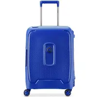 Delsey PARIS Moncey 4 Double Rolls Cabin Trolley Slim 55 Navy Blue blau