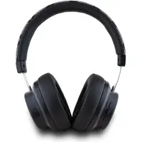 DKNY Bluetooth-Kopfhörer, Modell DKBHM2PCSHLK, schwarz/schwarz-weißes Karomuster