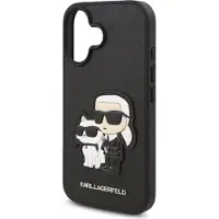 Karl Lagerfeld Pu Saffiano Karl And Choupette Iphone 16 Plus Handyhülle