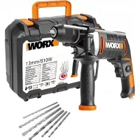 WORX WX328 Schlagbohrmaschine 810W, ergonomisches Design