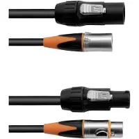 Eurolite Kombikabel DT-2 DMX IP T-Con/3 Pin XLR 3m