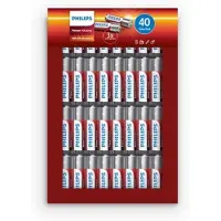 Philips 1x40 Power Alkaline AAA Batterie Vorteilspack