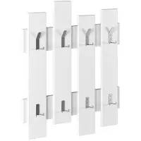 Decortie Wandgarderobe Wave ca.64x81cm Weiß