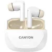 Canyon HEXAGON 7 TWS ANC+ENC Qi In-Ear-Kopfhörer Weiß - Beige