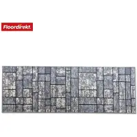 Floordirekt Teppich-Läufer nach Maß Mannheim Grau