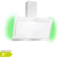 Klarstein Dunstabzugshaube 90cm, Abluft-Dunstabzugshaube, Abzugshaube mit Kohlektiv-Filter, Dunstabzug mit 563m³/h Luftstrom, Wandhauben für Küche mit RGB-LEDs, Leise Dunstabzugshauben 90 cm
