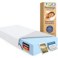 Arensberger ANNA, Gelschaum Matratze 80x200 cm – 13 cm NANOCELL Gel-Schaum – H3 Härtegrad – Atmungsaktiv – Abnehmbarer Bezug 240g/m²