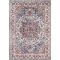 NYVI Teppich Asmar - 120x160 cm Rechteckig - Cyanblau Anthea