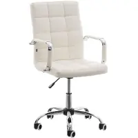 TPFLiving Bürostuhl Deal V2 Kunstleder creme