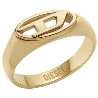 Diesel Herrenring OVAL D LOGO