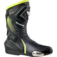 SHIMA RSX-6 Schwarz Gelb Motorrad Stiefel Größe 46