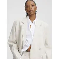 Gestuz Damen Blazers Lizagz Linen Blazer - Zand - Größe 40
