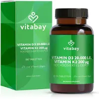 Vitabay Vitamin D3 20000 IE + K2 180 St