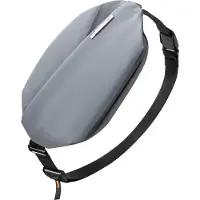 Inateck Sling Bag mit 19 eingebaute Taschen, stylische Crossbody Bag mit verstellbarem Schultergurt, LB03014, 4 l, Einfarbig, Polyester