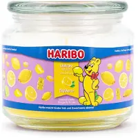 Haribo TM Duftkerzen 300g Glas Gelb