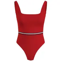 Tommy Hilfiger Square Neck One Piece Badeanzug