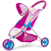Milly Mally puppenwagen SusieCandy Girls 63 cm rosa/blau