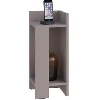 Decortie Nachttisch Elos Beige Holzwerkstoff