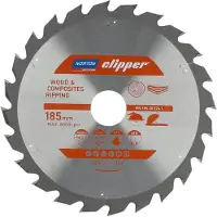 Norton KREISSÄGE 185 mm x 30 mm x 24z HOLZ & VERBUNDWERKSTOFFE ATB (1,8 / 1,2)