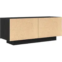 vidaXL TV-Schränk Schwarz Eichen-Optik 100 x 35 x 40 cm Holzwerkstoff