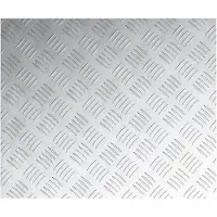 vidaXL Treppe Tritt Rechtwinklig 4 pcs Silber 60 x 50 cm Aluminium