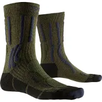 X-socks Wandersocken Trek X CTN Green Blue Herren-Schuhgröße 35 - 38