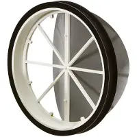 Helios HELI KAE 125 Rohreinschub-Verschlussklappe luftdicht 125mm