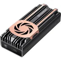 Graugear G-M2U4-40G-F, SSD-Gehäuse, M.2, M.2, 40 Gbit/s, USB Anschluss, Schwarz