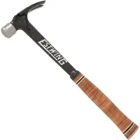 Estwing Ultra Series E15S Straight Claw Hammer EWEE15S Stacked Leather Grip, Latthammer 425 g