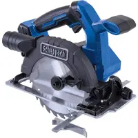 Scheppach Akku-Handkreissäge BC-HCS165-X | Ø 165 mm | Softstart | 20V IXES | Brushless Motor | Softgrip | 4500 min-1 | inkl. Zubehör